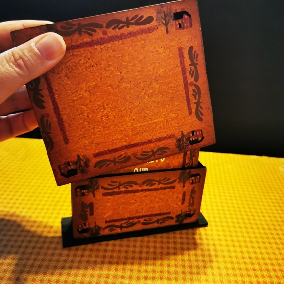 Country Living Rustic Farmhouse country Kitchen Coasters - Picture 8 of 10